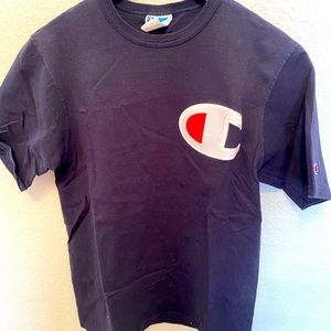 Men’s Champion T-Shirt, Medium, Blue